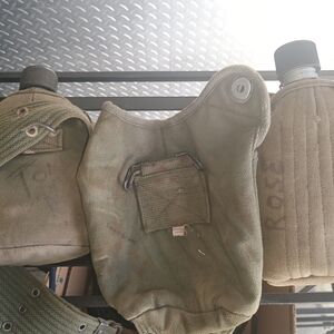 Police Olive Green Military Field Canteen Cover